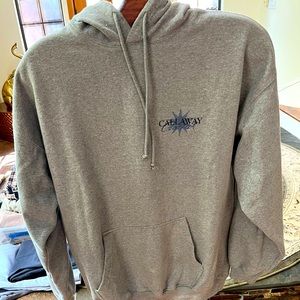 VINTAGE CAMP DAVID CALLAWAY COASTAL XL FULL ZIP HOODIE